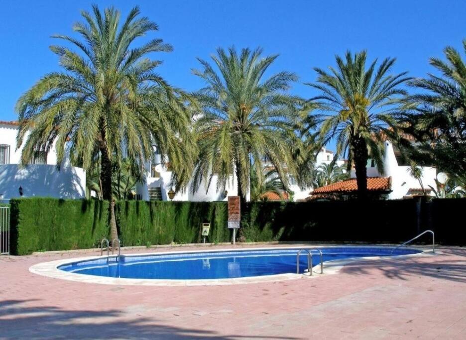 Appartamento En Denia, Urbanizacion El Palmar Con Piscina, Toboganes Y Chiringuito Esterno foto