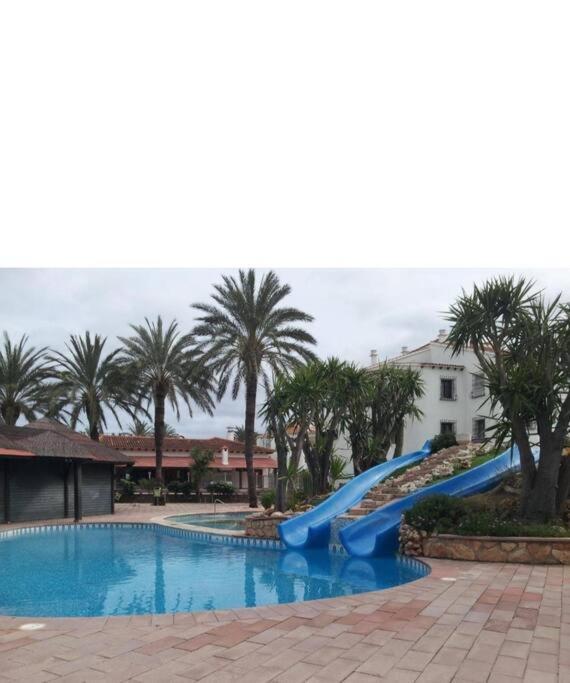 Appartamento En Denia, Urbanizacion El Palmar Con Piscina, Toboganes Y Chiringuito Esterno foto
